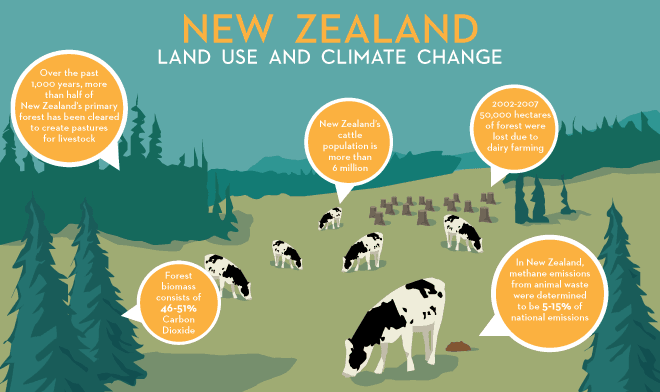 Fewer Cows More Trees New Zealand Case Study Proposes Simple Solution To Greenhouse Gas Emissions Food Tank