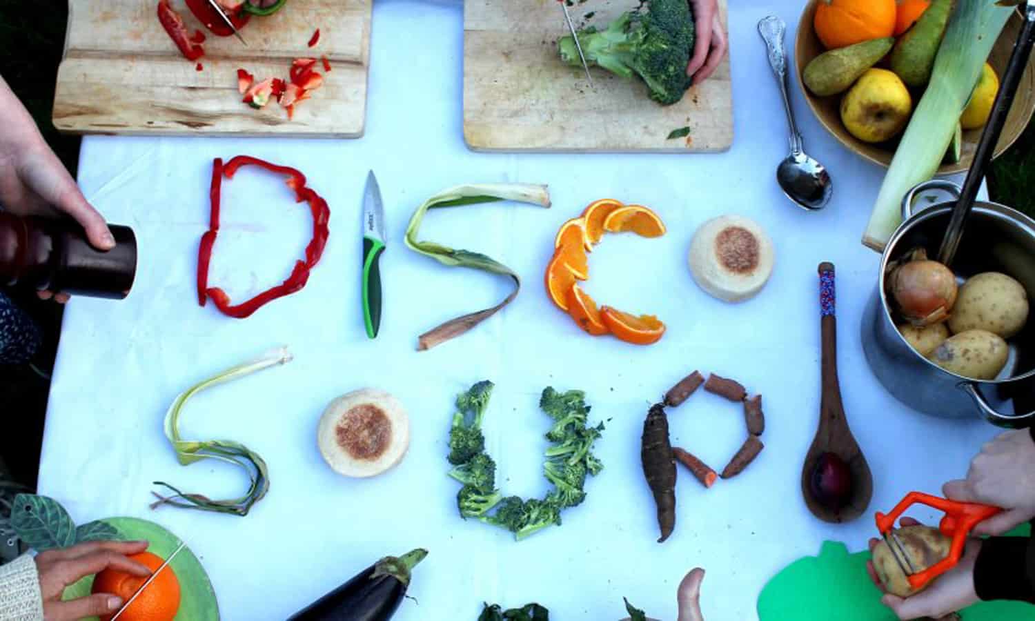 Feast and fight food waste April 29 at World Disco Soup Day, the largest food waste education event in history.