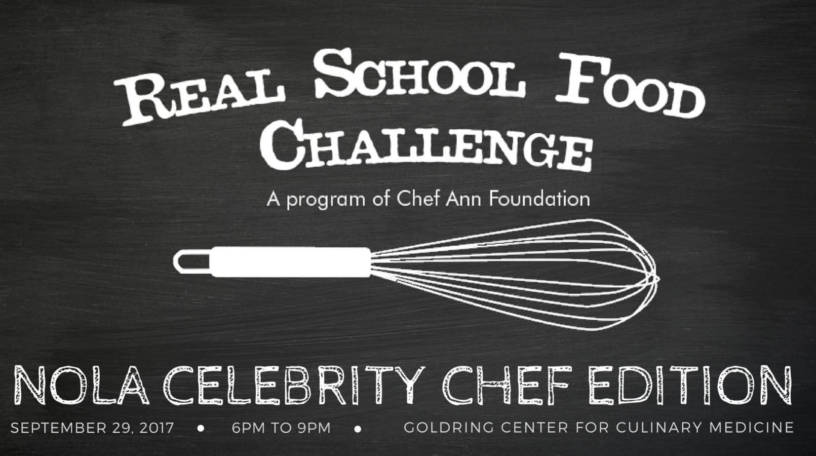 The Chef Ann Foundation is challenging a group of New Orleans’ most prominent chefs to create healthy school lunch recipes for just US$1.25 per meal.