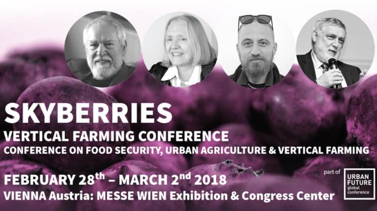 SKYBERRIES, the first vertical farming conference in the German-speaking market, invites urban farmers, researchers, and pioneers to Vienna, Austria, to discuss the future of agriculture.