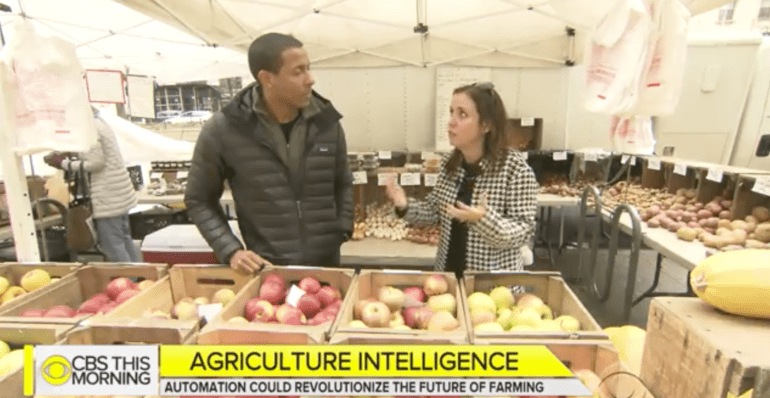 CBS News: Artificial Intelligence could Revolutionize Farming