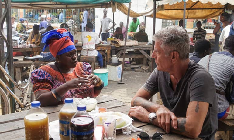 As a fearless traveler and gifted storyteller, Anthony Bourdain educated on the need for food waste solutions and presented food as sources of joy, connection.