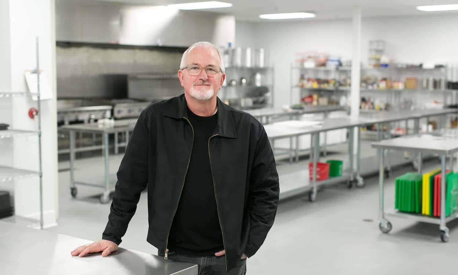 Robert Egger leads L.A. Kitchen with love, purpose, and a little bit of rock and roll, using food to enhance the wellbeing of people in the community.