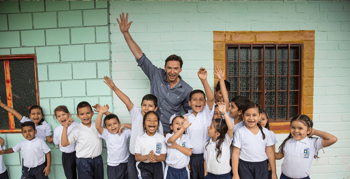 Hugh Jackman and David Steingard try to "Make Every Cup Count"