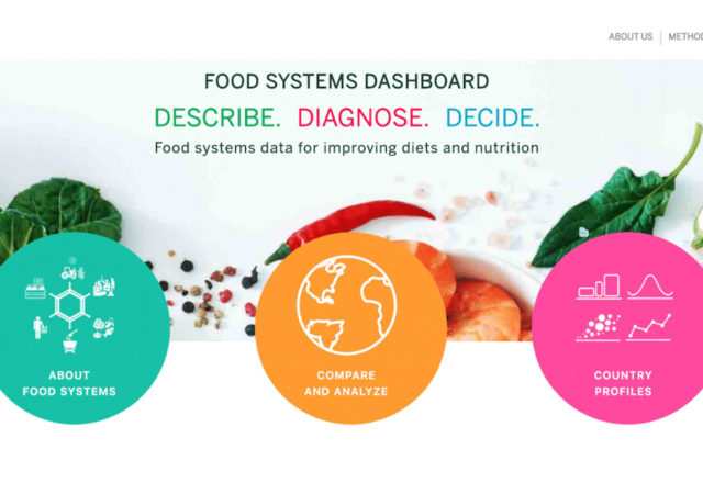 Johns Hopkins Alliance for a Healthier World, GAIN, and FAO, created the Food Systems Dashboard to bring together necessary data to paint a full picture of more than 230 countries’ food systems.