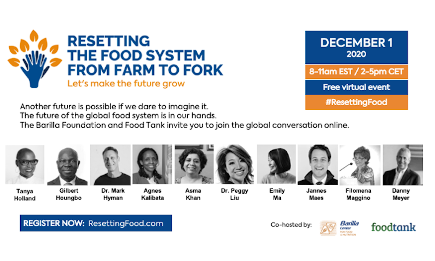 Summit, Barilla Foundation, BCFN, Resetting the Food System, events
