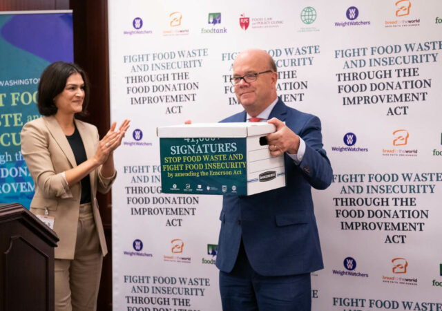 Food System Leaders Call on Congress to Fight Food Waste and Food Insecurity
