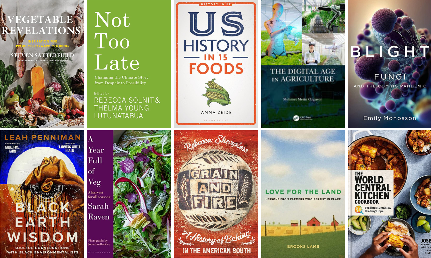 20 Books About Food, Agriculture, and the Environment on Food