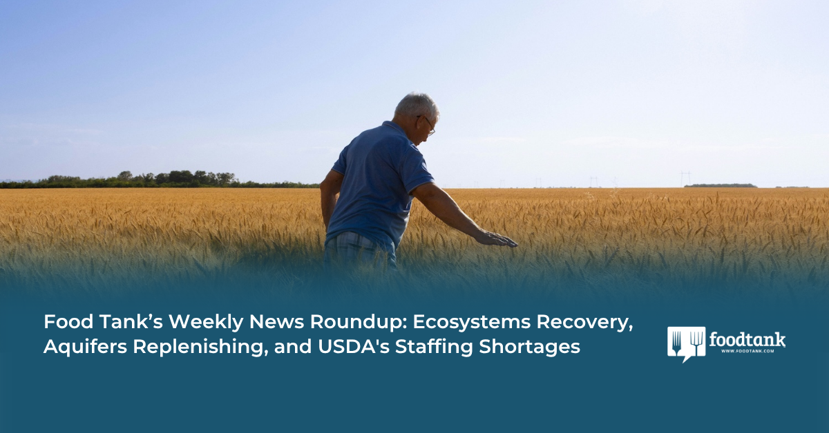 Land Restoration. Aquifers Replenish. USDA Staff Cuts.
