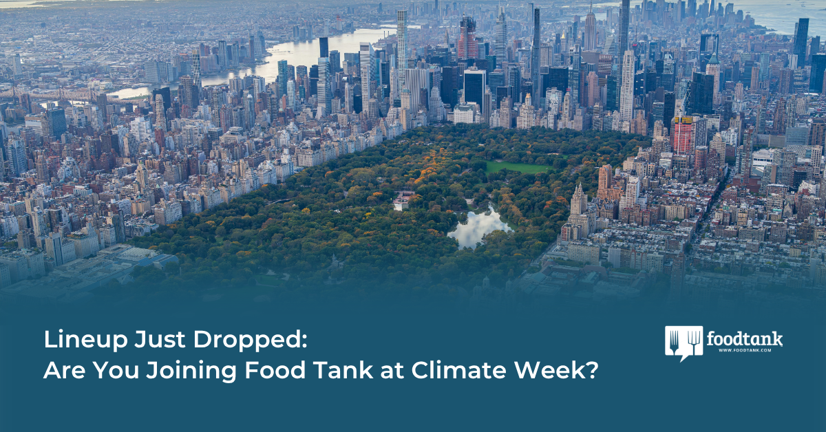 Join Food Tank at Climate Week NYC!