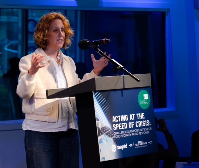 The climate crisis moves quickly—which means our solutions need to move even faster, panelists said during Climate Week NYC.